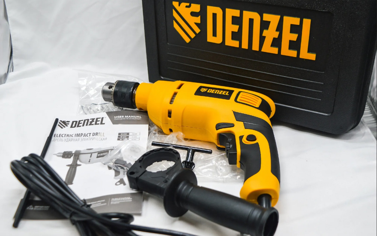 Дрель DENZEL ID-750 купить в Уфе